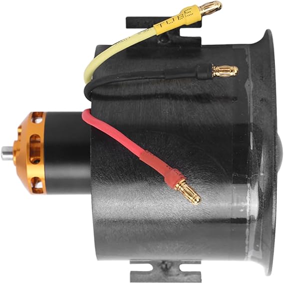 QX Motor 70mm EDF Set, QF2827-70mm 3-4S Lipo 3500KV Motor EDF Ducted Fan Set for RC Airplane