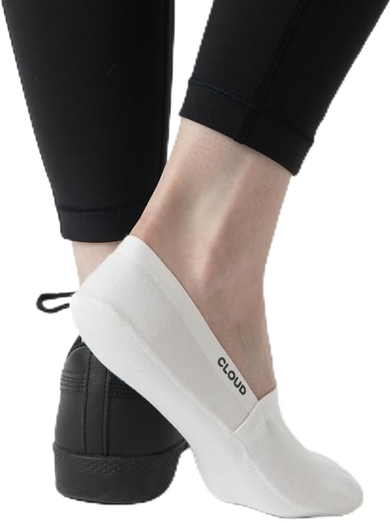 Cloud Organic Terry No Show Socks Non Slip Loafer Sneaker Flats Boat Shoe Invisible Low Cut Cotton Socks For Men and Women