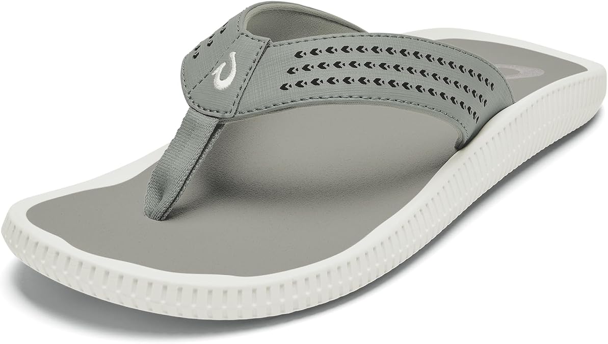OluKai Ulele Golf Mens Sandals, Versatile Design | Designed for Course & Clubhouse, Non-Slip Footbed & Spikeless Golf Traction