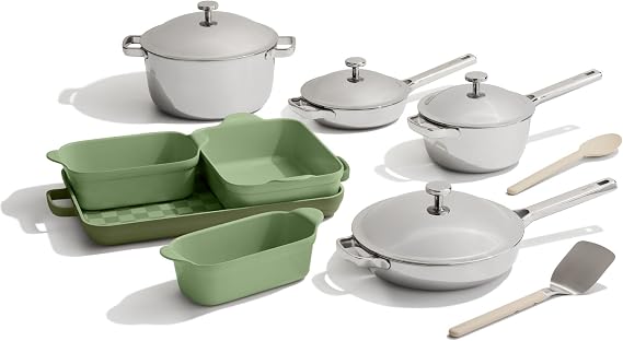 Our Place Titanium Pro Cookware & Bakeware Set, 15-Piece Nonstick Set
