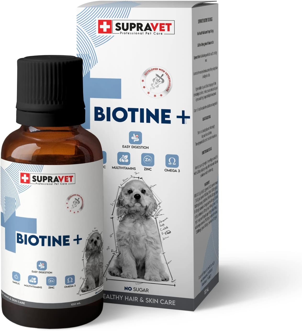 Supravet Biotine Dog Deri Tüy Sağlığı Damla 100 Ml