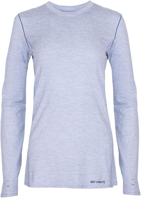 Hot Chillys Women's Clima-Tek Crewneck Midweight Relaxed Fit Base Layer