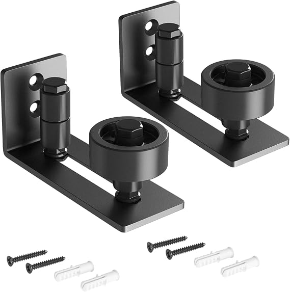 SMARTSTANDARD Adjustable Floor Guide for All Sliding Barn Door (Set of 2)