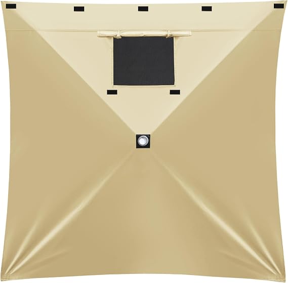 MASTERCANOPY Screen Side Panel with Window for 12x12 Screen Room Beige