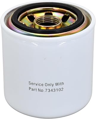 7343102 Oil Filter Compatible with Bobcat Mini Excavator E32 E35 E42 E45 E50 E55 Compact crawler of loader T450 T550 Skid Steer S450 S510 S530 S550 S570 S590