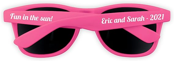 WEDDINGSTAR Custom Sunglasses Personalizable Wedding Favors