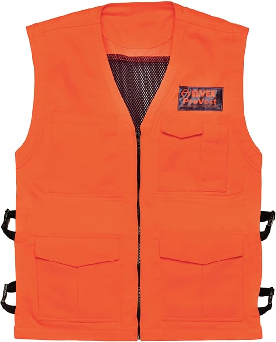 Elvex ProVest IITM, Water Resistant, 65/35 Poly-Cotton Blend, Orange, Large, 42" - 46"