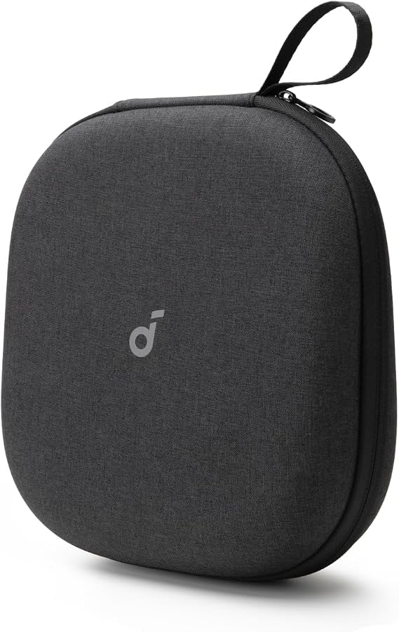 soundcore by Anker, Headphones Case, Compatible with All soundcore Over-Ear Headphones, Anti-Scratch, Water and Dust Resistant, Impact-Resistant, Pocket for Cables, Detachable Tray, Sturdy Strap | Anti-Scratch, Water and Dust Resistant, Impact-Resistant, Pocket for Cables, Detachable Tray, Sturdy Strap