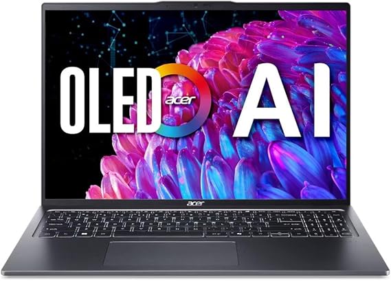 Acer Swift Go 16in OLED Laptop SFG16-72-5844 Ultra 5 125H 8GB RAM 512GB SSD