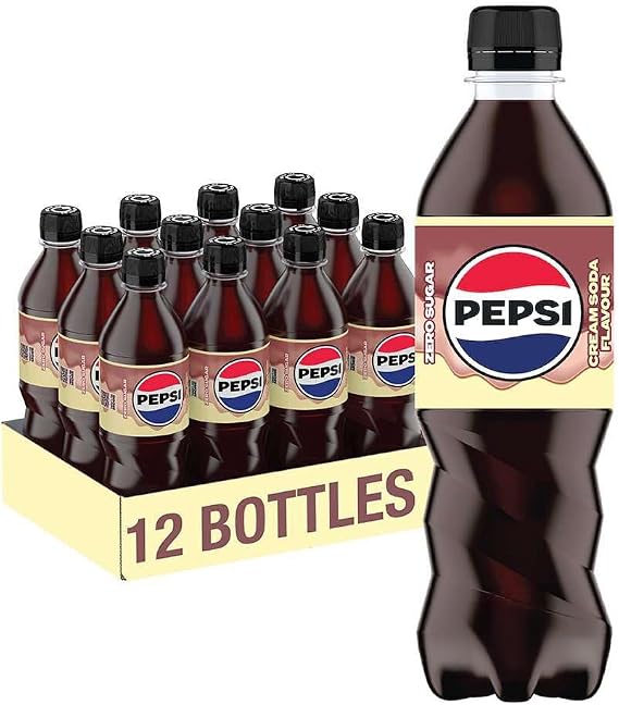 Pepsi Cream Soda Cola | 500ml Bottle | 12 Pack