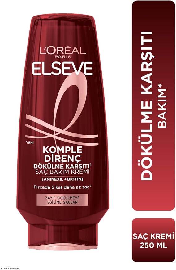 L'Oréal Paris Elseve Komple Direnç Dökülme Karşıtı Bakım Kremi 250ml