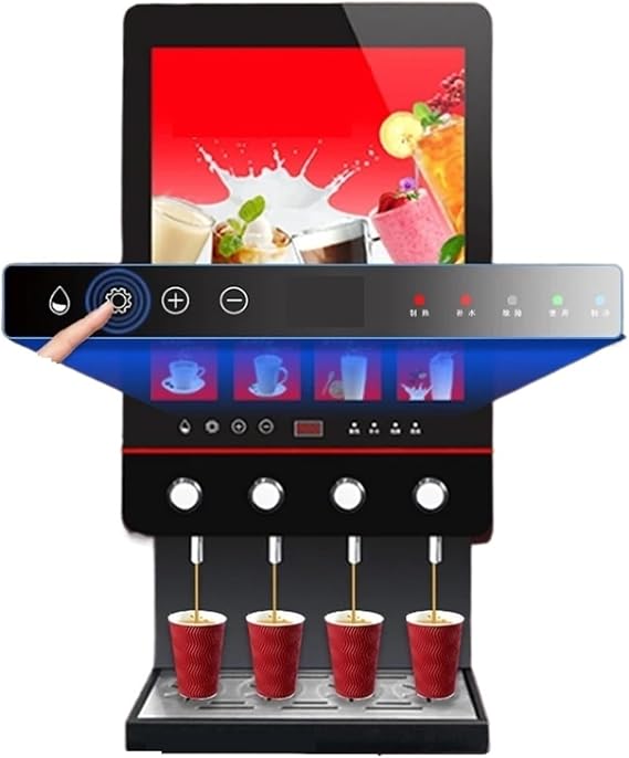 Fully Automatic Instant Coffee Machine, Commercial Type Hot Beverage Machine, Tea And Milk Vending Machine