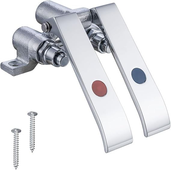 Double Pedal Knee Valve, Commercial Industrial Hand-Free Wash Sink Control