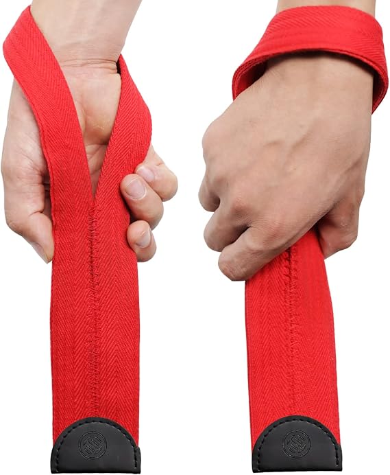 LUXIAOJUN Weightlifting Wrist Straps for Olympic Weightlifting, Powerlifting, Strength Training
