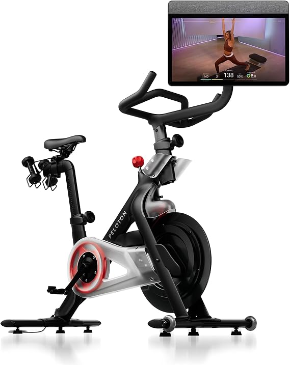 Peloton Exercise Bike, Indoor Stationary Cross Training Bike for Home