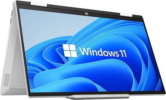 HP Pavilion x360 2-in-1 Laptop, 15.6" Full HD Touchscreen, 11th Gen Intel Core i5-1135G7 Processor, 12GB RAM, 256GB SSD, Backlit Keyboard, Webcam, Wi-Fi, HDMI, Windows 11 Home, Stylus Pen Included