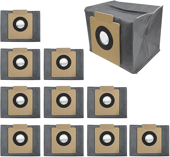 10 Pack X8 Pro Dust Bags Compatible with eufy X8/X10 Pro Robot Vacuum, Large Capacity Replacement Vacuum Bags
