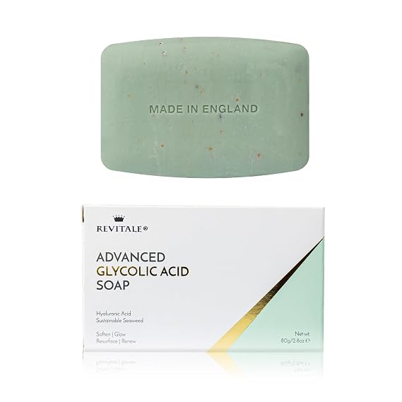 REVITALE Advanced Glycolic Acid Soap Soften, Glow, Resurface & Renew Bar