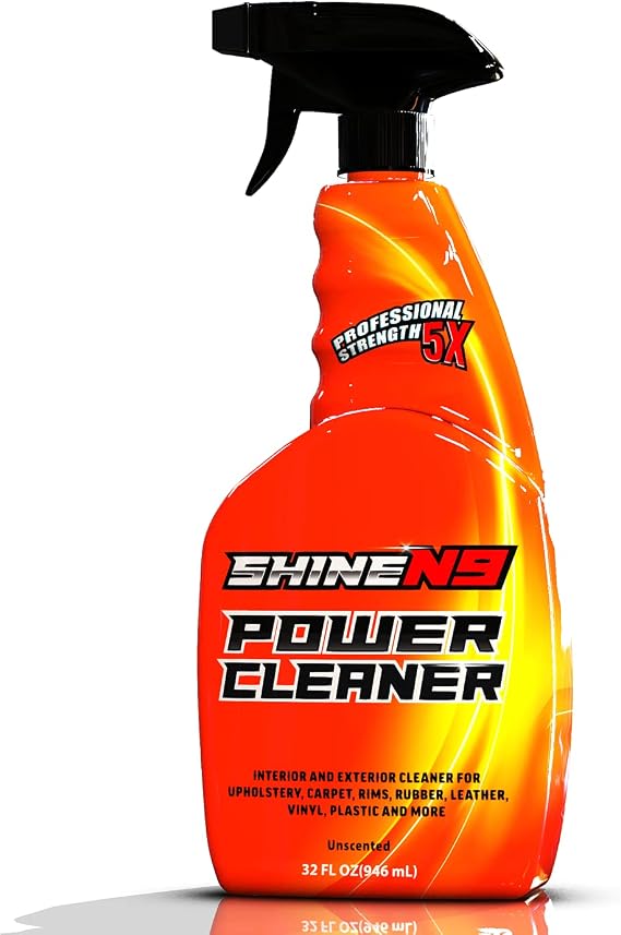 All-Purpose Cleaner Professional Power Car Cleaner Spray Multipurpose Exterior Interior Car Cleaner for Upholstery, Leather, Vinyl, Rims Fast and Easy Car Cleaning for Grease, Stains, Dirt