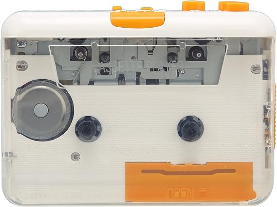 Cassette Player, Portable Cassette Player Tape Player with Earphone and USB Cable Drive to MP3 Converter for Laptop Computer Free Cassette Tape