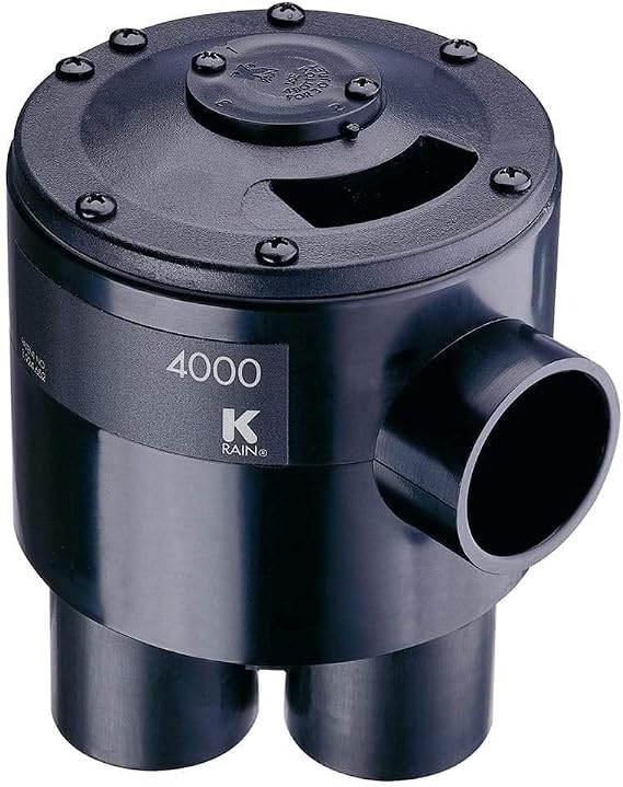 K-Rain 4000 Series Indexing Valve: 4 Outlet, 2 Zones