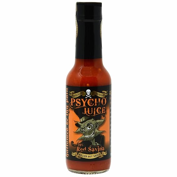 Psycho Juice Hot Chili Sauce 70% Red Savina