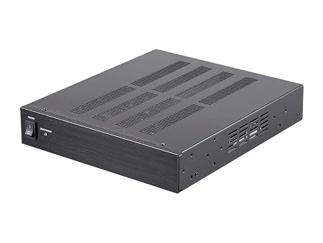 Monoprice Unity 200-Watt Bridgeable Power Amp - ClassD Amplifier, 12-Volt Input/Output Triggers, Rack Mountable