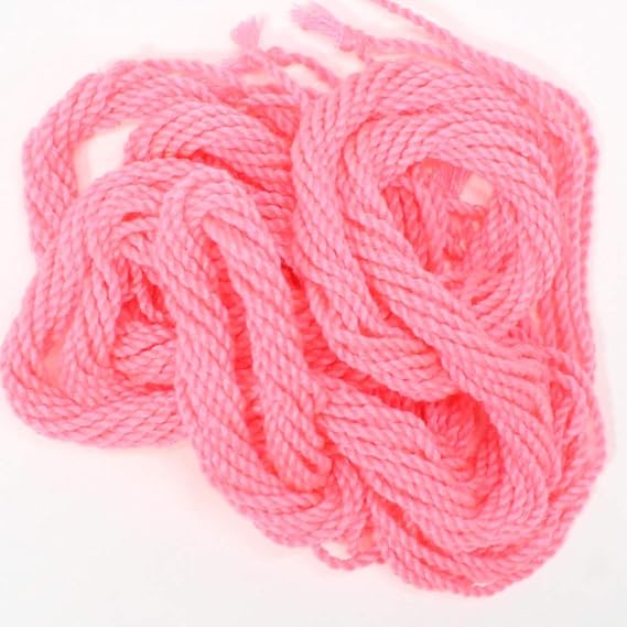 Twisted Stringz Yo-Yo Strings - Polyester - Solid Thick YoYo String - 10 Pack (Pink)