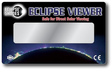 Rainbow Symphony Eclipse Viewers, Replaces Eclipse Glasses, CE & ISO Certified, Made in USA, Blue, 100 Pack
