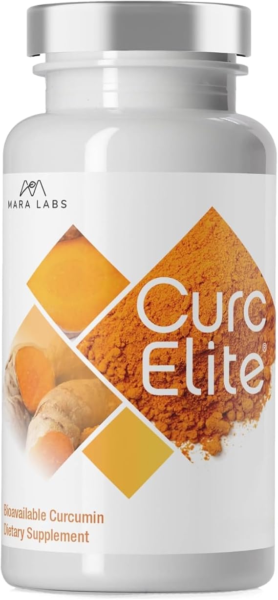 Mara Labs CurcElite Curcumin | Turmeric Extract 95% Curcuminoids | 30 Caps | Turmeric Extract 95% Curcuminoids | Vegan, No Fillers, and Non-GMO