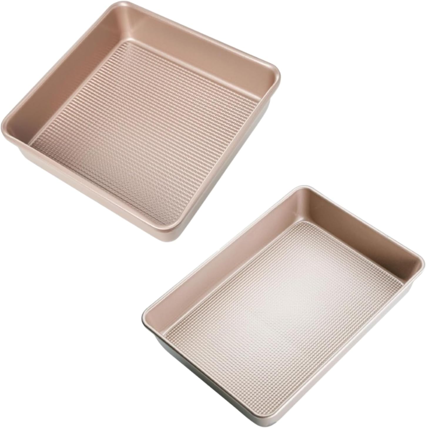 Ultra Cuisine Square Cake Pan Bundle - 9x13 Inches Cake Baking And Brownie Pan & Square Cake Pan 8x8 Inches
