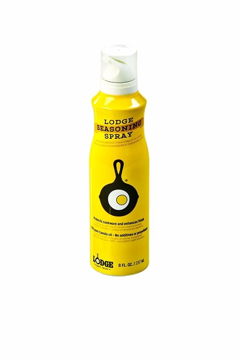 Lodge Cast Iron Seasoning Spray, 100% Canola Oil, 8 oz