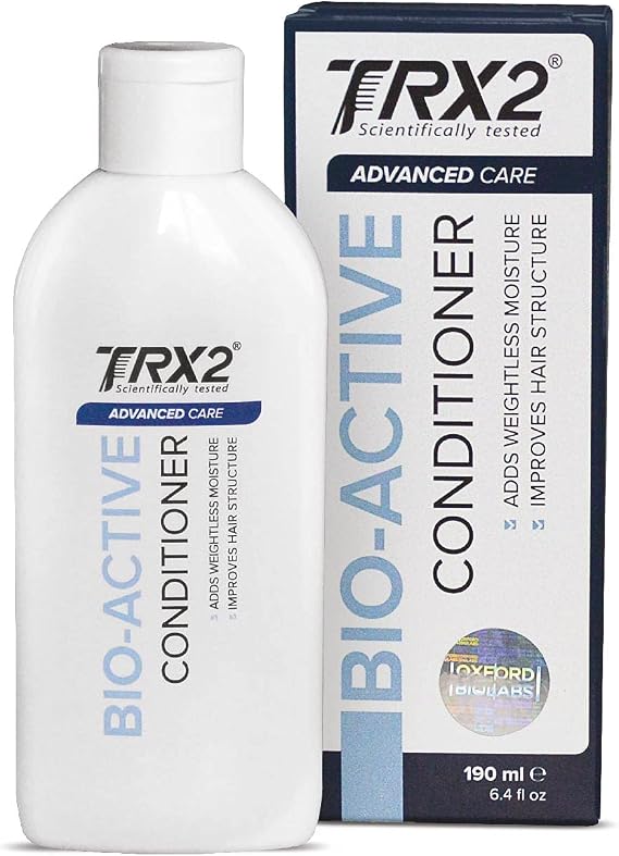 TRX2 Bio-Active Hair Conditioner - Suitable for All Skin and Hair Types - Naturally-based - Weightless Moisture - Improves Structure - Paraben Free - Natural Plant Extracts - 190 ml