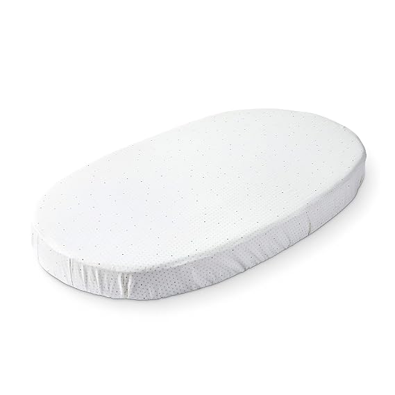 Stokke Sleepi Rainbow Dot Crib Fitted Sheet Designed by Pehr