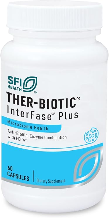Klaire Labs SFI Health Ther-Biotic Interfase Plus, 60 Capsules