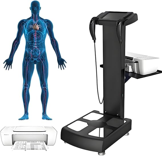 Body Composition Analyzer - Smart Body Fat Scale with Printer for Home, Gym & Clinic Use - Muscle Detection and Analysis Equipment