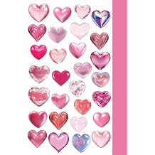 Heart Collection Sticker, Ajanda ve Günlük için Dekoratif Çıkartma Seti, 10x20 cm, Planlayıcı ve Bullet Journal Uyumlu, Kendinden Yapışkanlı