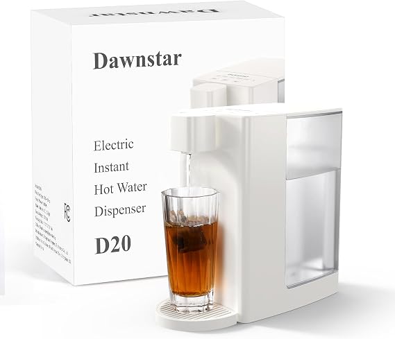 Electric Kettles, D20 Instant Hot Water Dispenser for Quick Boiling & Dispense, Adjustable 3 Temperatures & 5 Water Volume, Removable 0.8 Gallon 100 Ounce Water Tank Capacity, BPA Free