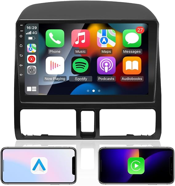 EZoneTronics Carplay Radio Android Car Stereo for Honda CRV 2001-2006