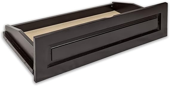 Nirvana Futons Dark Espresso Full Size Futon Storage Drawers only (Set of 2) - for Futon Frames/Platform Bed Frames