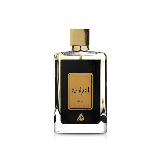 Lattafa Ejaazi for Men Eau de Parfum Spray, 3.4 Ounce
