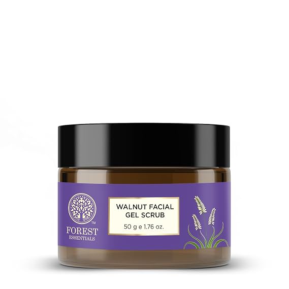 Forest Essentials Revitalising Kashmiri Walnut Gel Scrub, 50g
