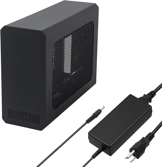 External eGPU Enclosure with PSU,Compatible with Thunderbolt 4/3 & USB4