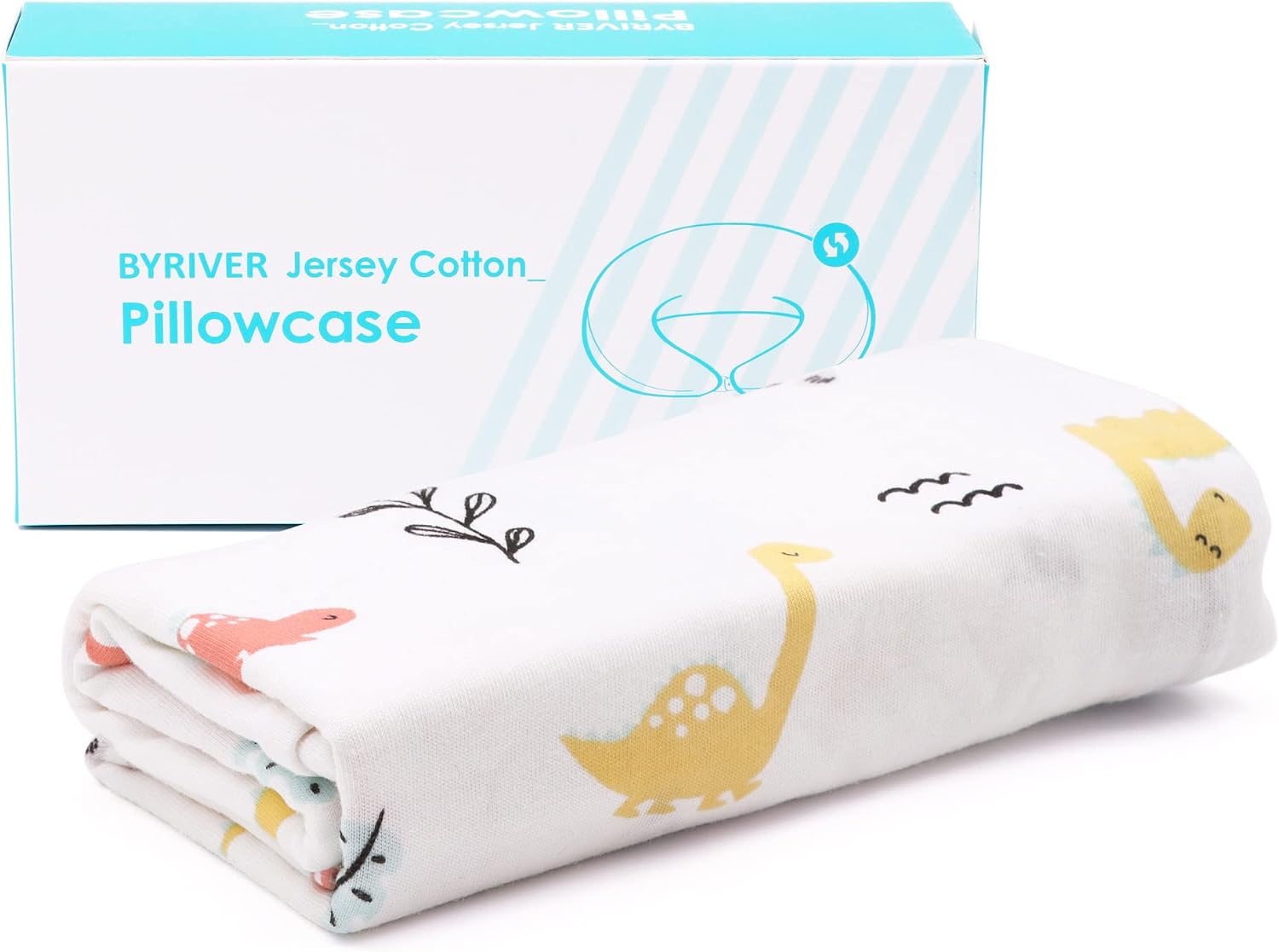 Replacement Pillowcase for BYRIVER Kids Body PillowBaby Dino
