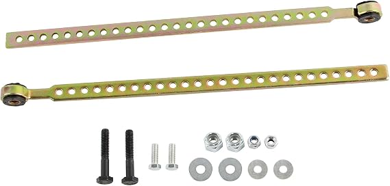 Height Control Valve Linkage Replace 48100367 HAL48100367 767653245843 Compatible with HD Trucks and Tractors, Max Adjustable 14 Inch Leveling Valve Control Strap Linkage