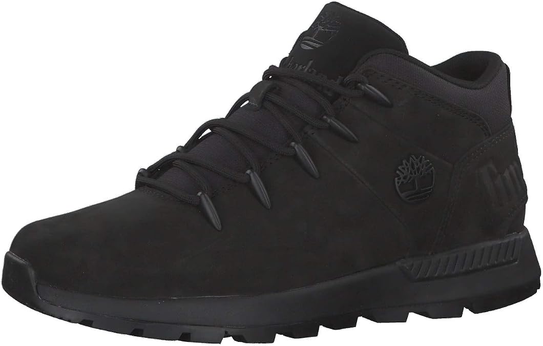 Timberland Euro Sprint Trekker Ankle Boots/Boots Men Black Mid Boots Shoes