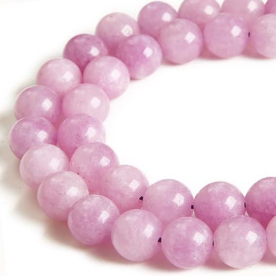 100pcs 6mm Kunzite Beads Natural Gemstone Beads Round Loose Beads for Crafting and Jewelry Making