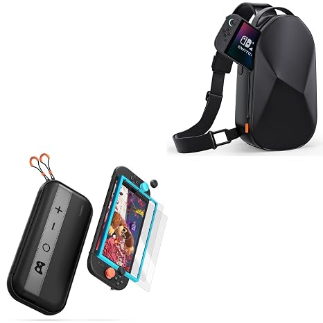COOWPS Switch 2 Sling Bag and Switch 2 Case Bundle