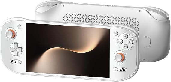 AYN Odin 2 Portal Pro Retro Handheld Game Console - Snapdragon 8 Gen 2, 12+512GB, 7" 1080P OLED Touch Screen, 120Hz Refresh Rate, 8000mAh, Android 13, Android Gaming Handheld (White)