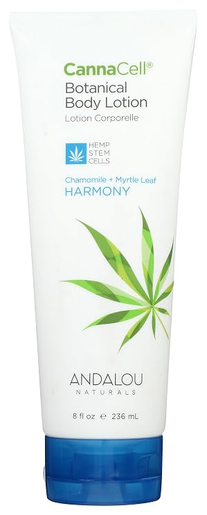 Andalou Naturals CannaCell Body Lotion, Harmony, 8 Ounce